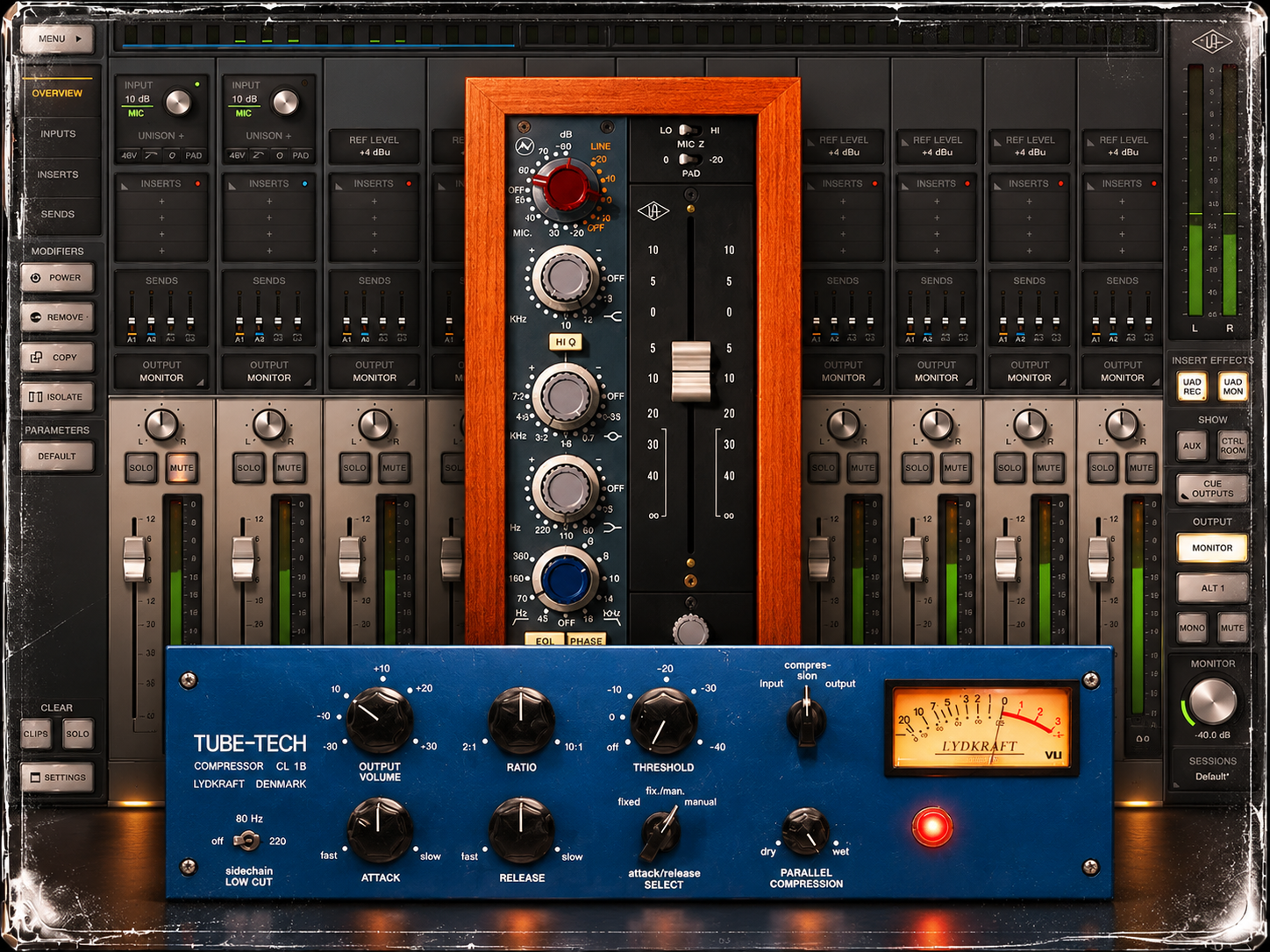 Cover for UAD Console Recording Template
